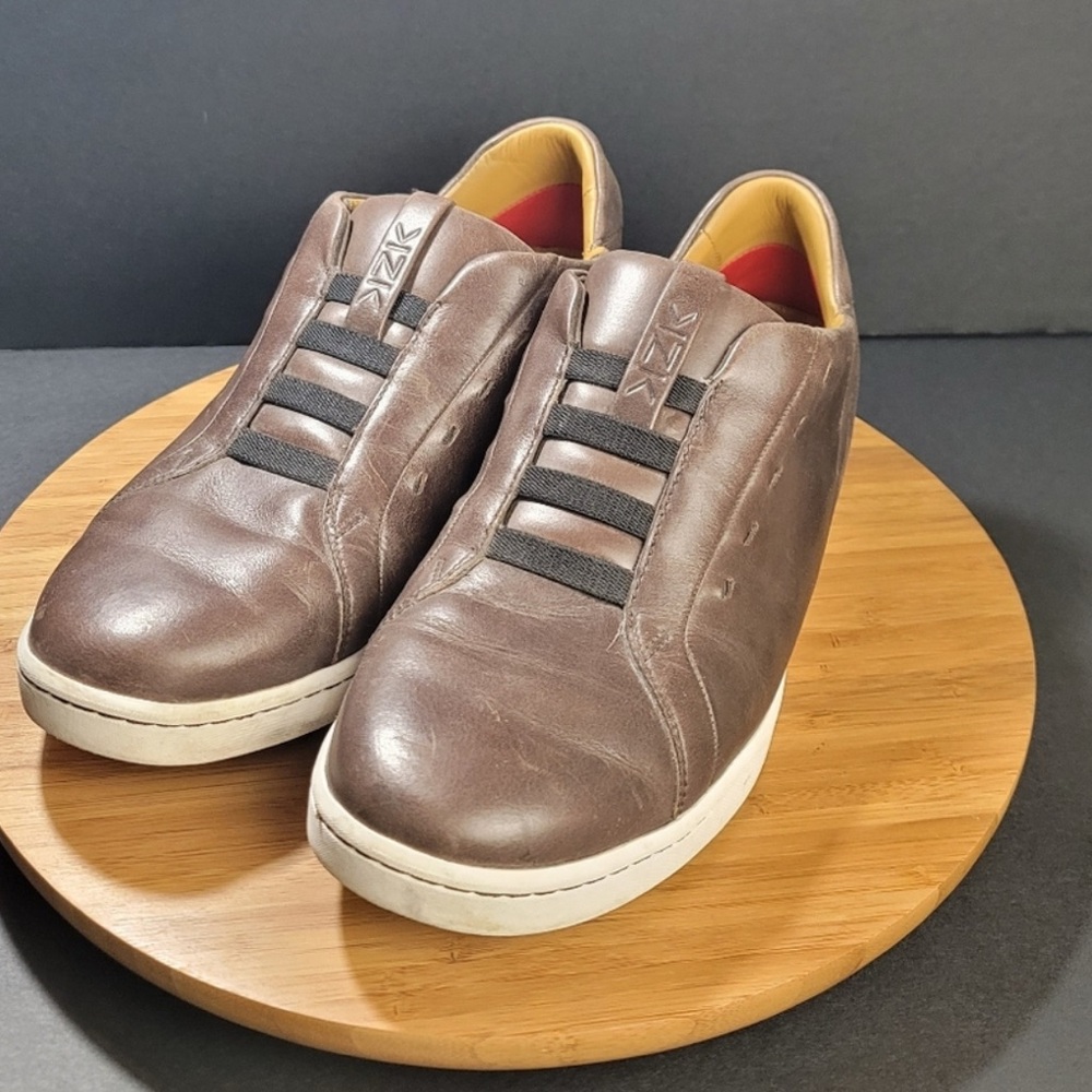 Kizik Handsfree New York Sneaker Coffee Mens Sz 11M